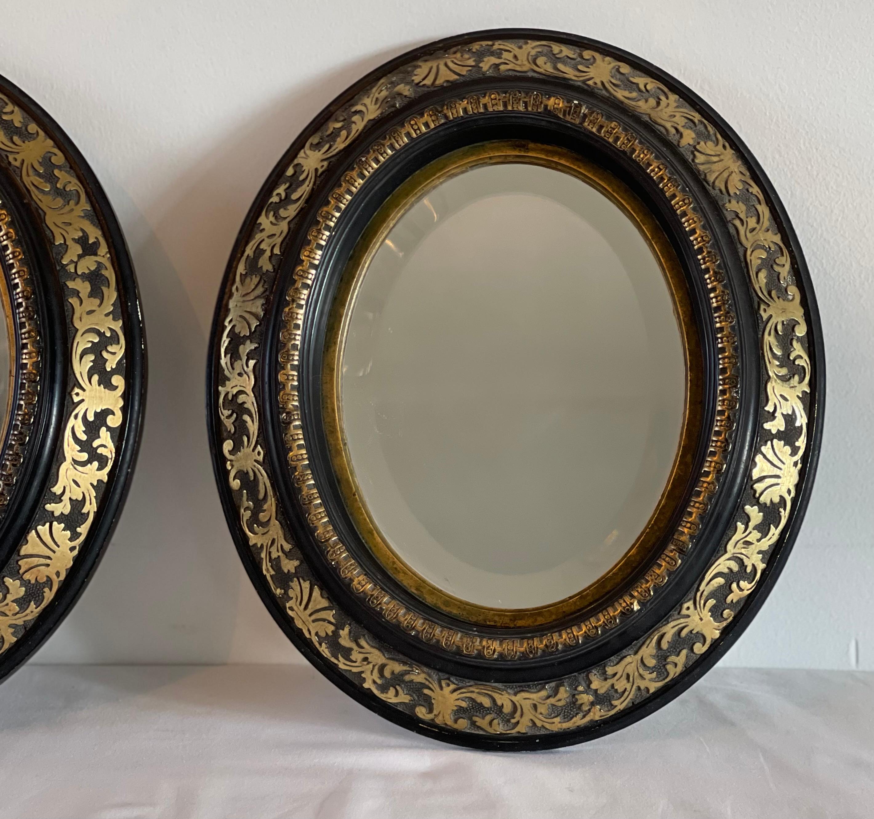 Napoleon III Pair of French Napoléon III Mirror For Sale