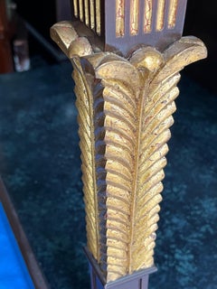 Pair of French Neoclassical Marble Top End Side  Tables