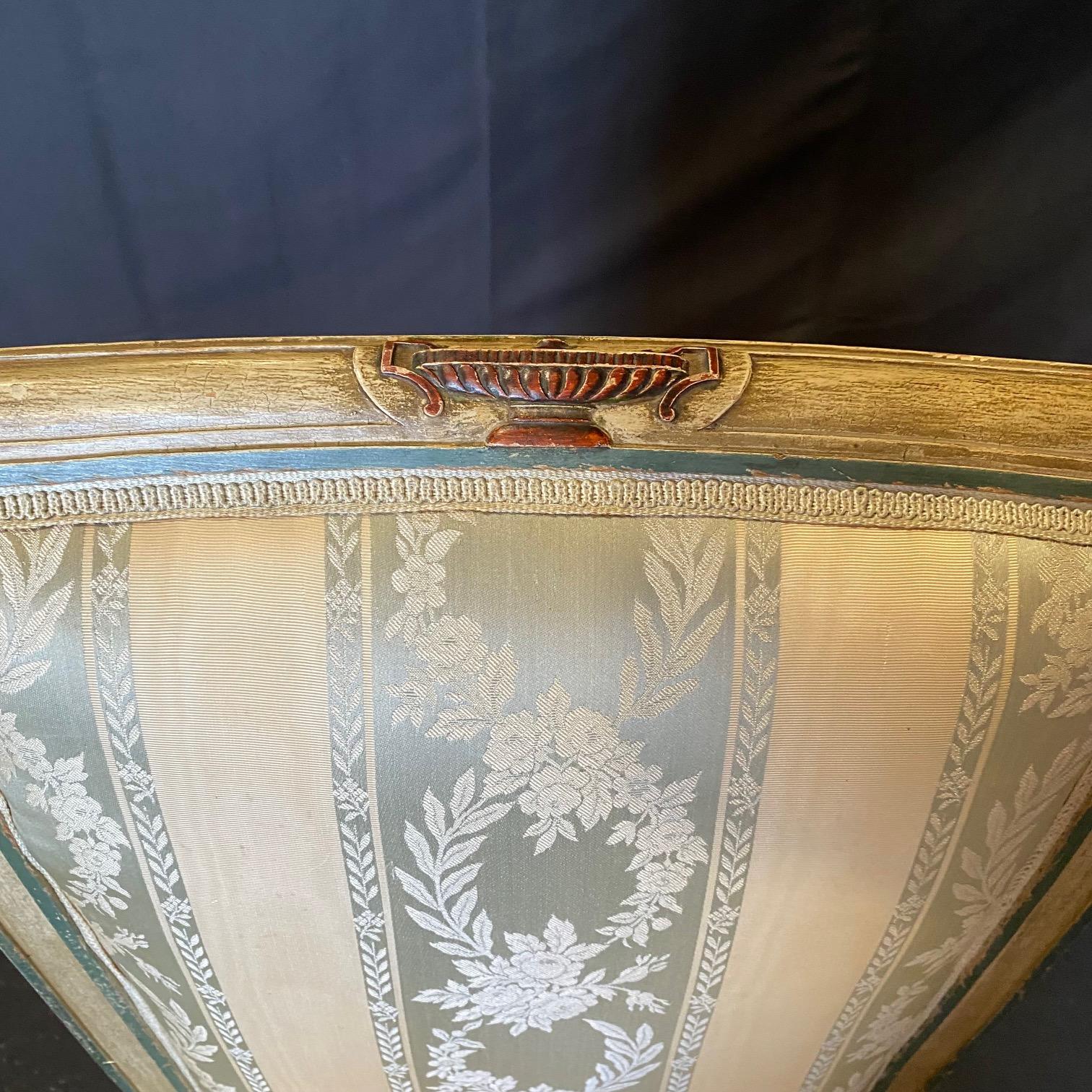 Pair of French Neoclassical Painted Louis XVI Side Chairs For Sale 5