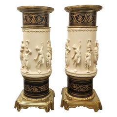 Pair of French Neoclassical Pedestals