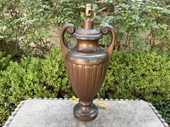 Pair Of French Neoclassical Style Bronze Lamps