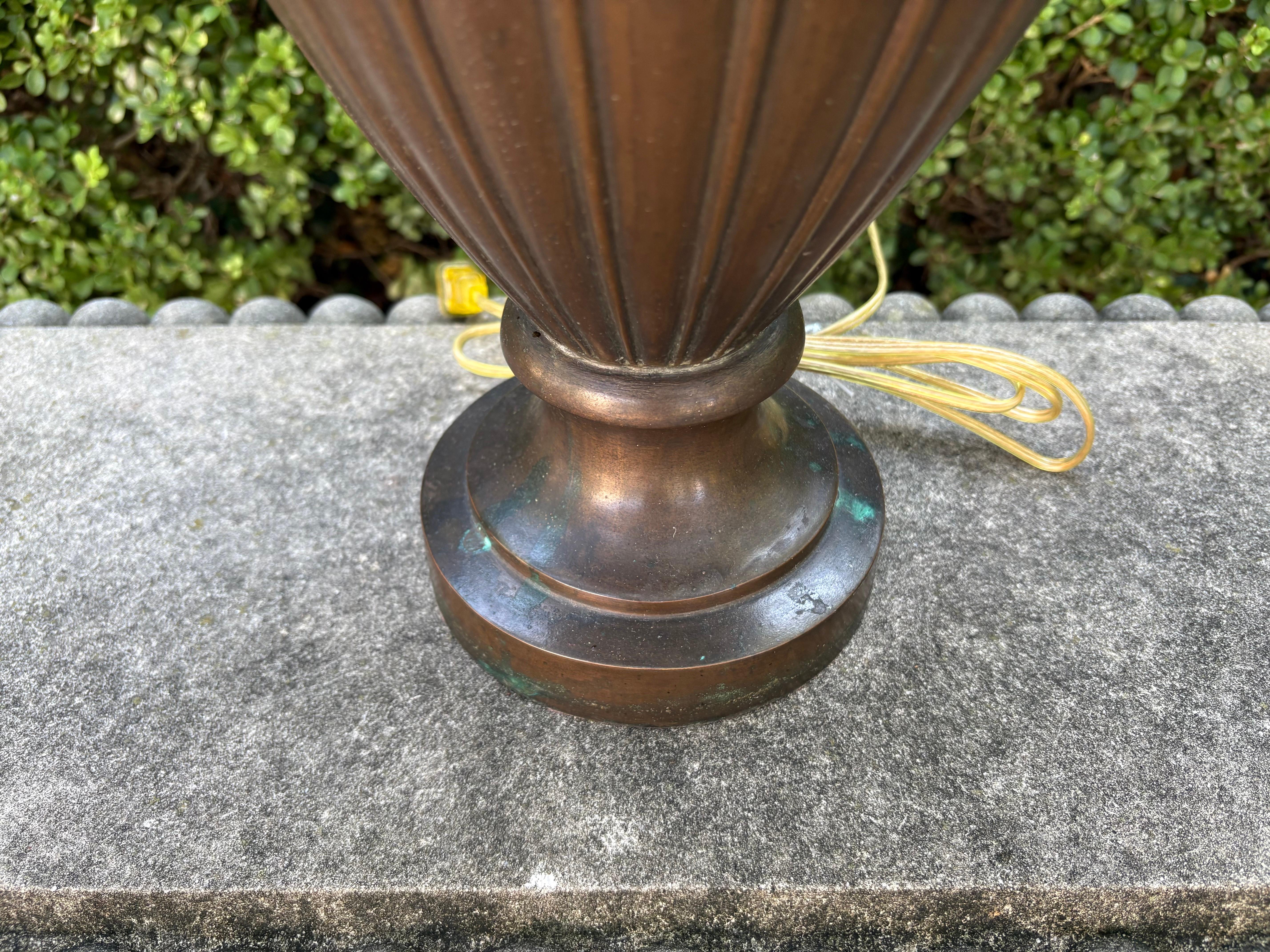 Pair Of French Neoclassical Style Bronze Lamps For Sale 2