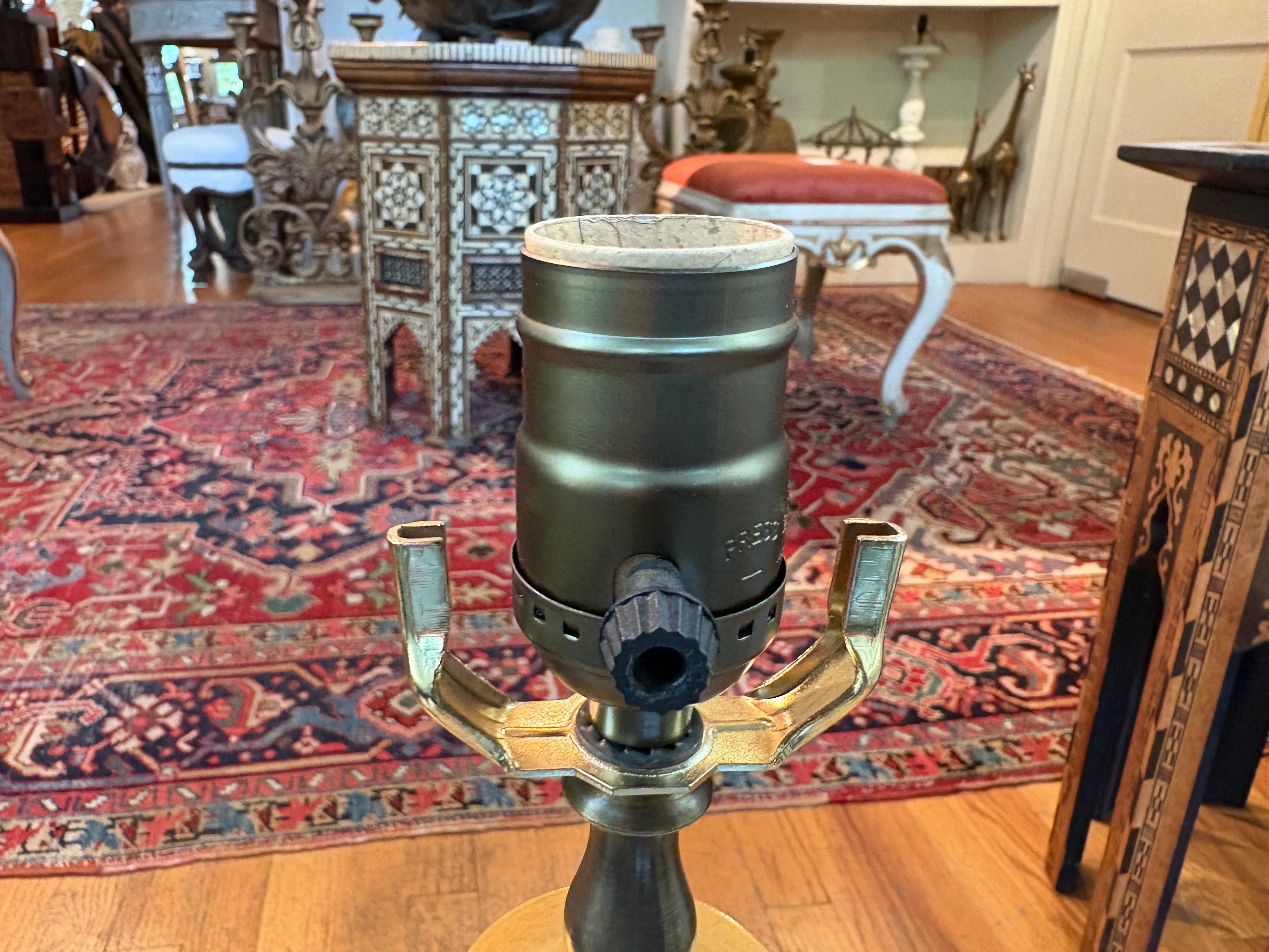 Pair of French Neoclassical Style Lamps For Sale 7