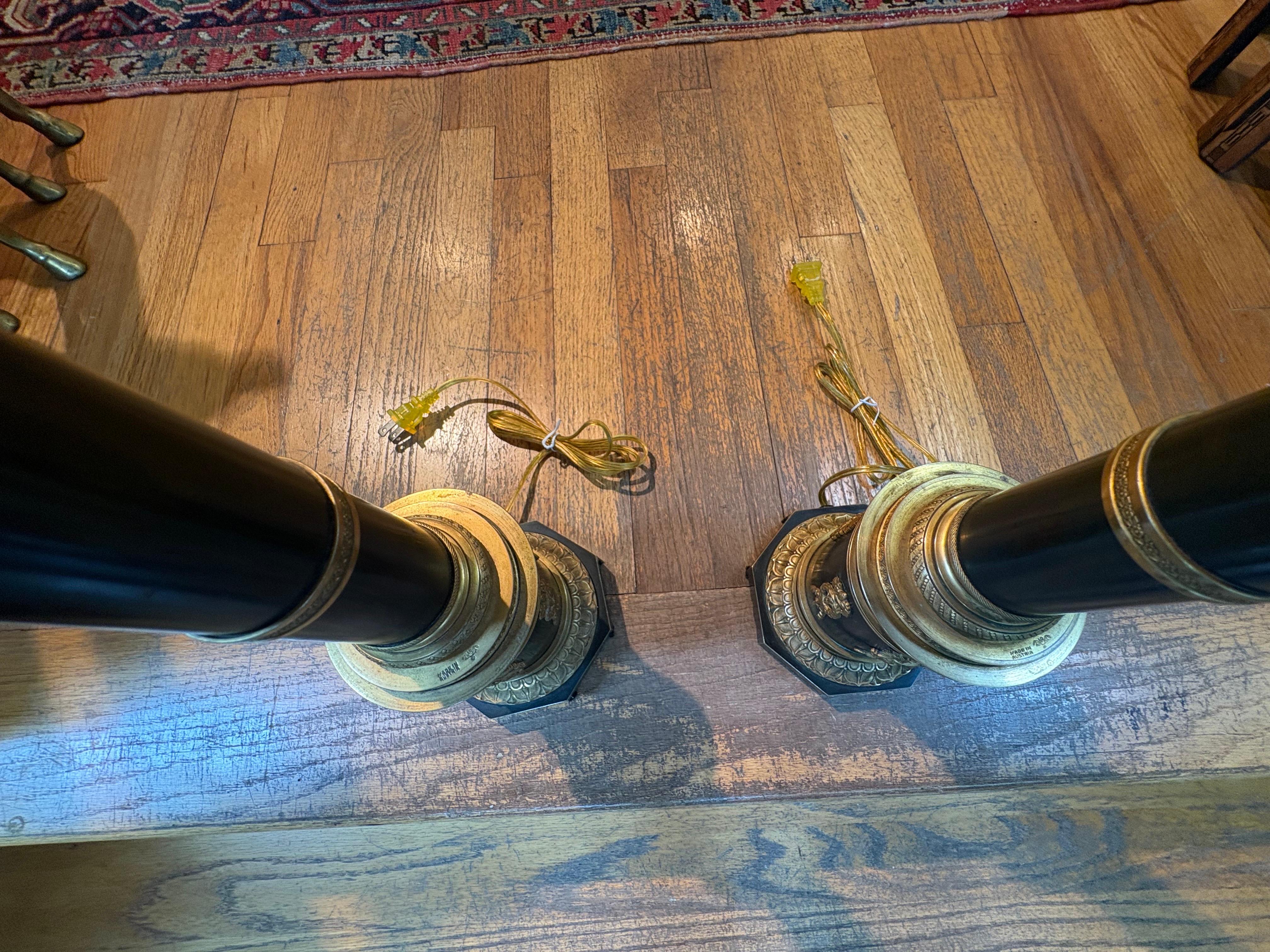 Pair of French Neoclassical Style Lamps For Sale 4