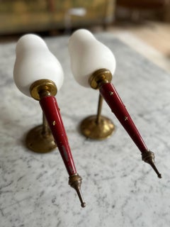 Pair of French Neoclassical Wall Sconces Inspired by Maison Arlus, with stars