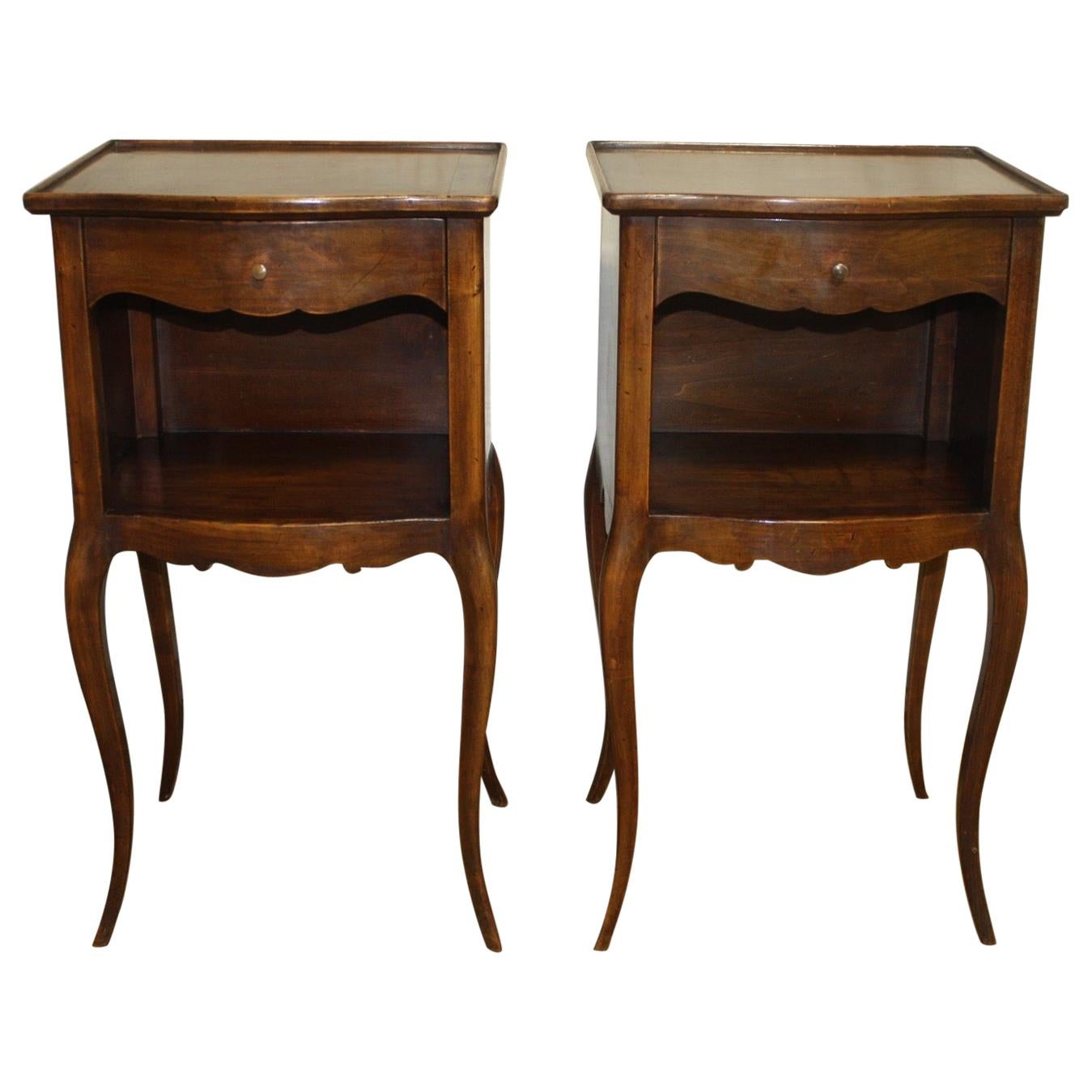Pair of French Nightstands