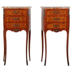 Vintage Pair of French Nightstands