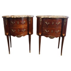 Pair of French Nightstands