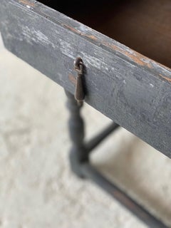 Pair of French Nightstands with Turned Legs