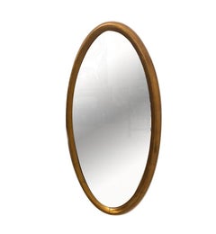 Pair of French Oval Mirrors