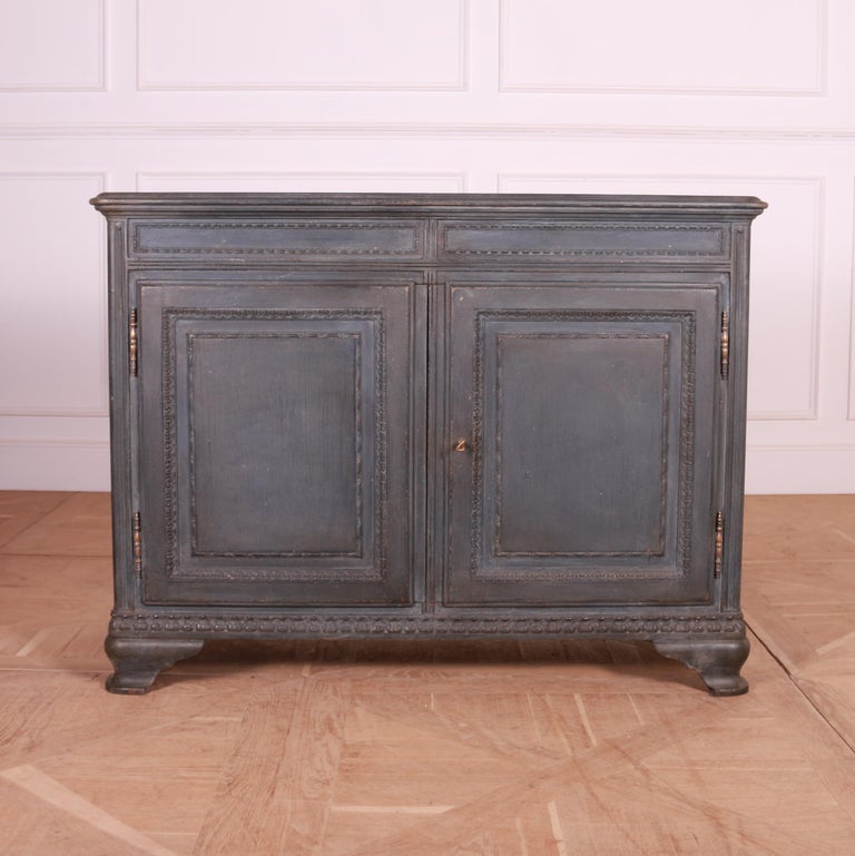 Pair of French Painted Buffets For Sale at 1stDibs