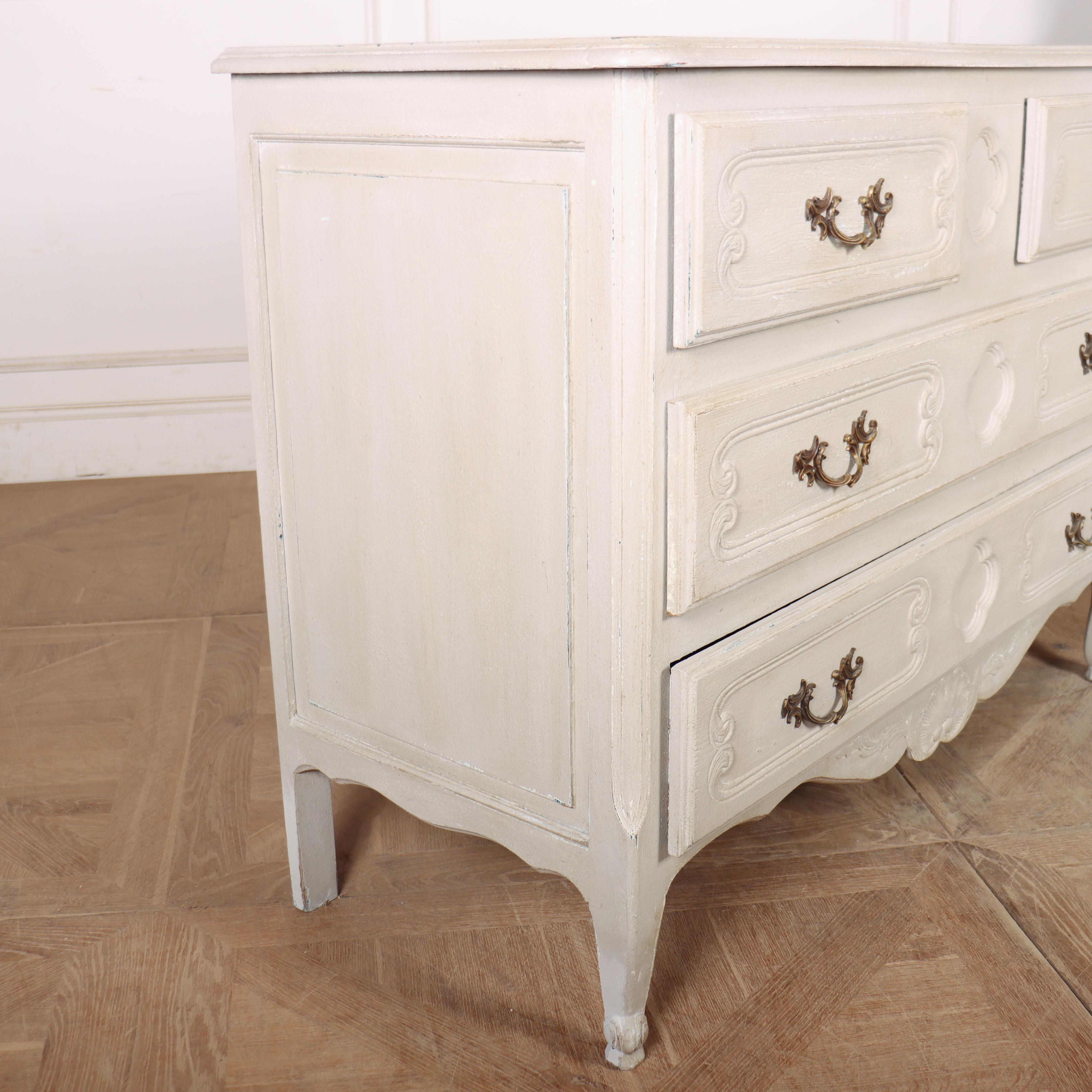 Pair of French Painted Commodes For Sale 5