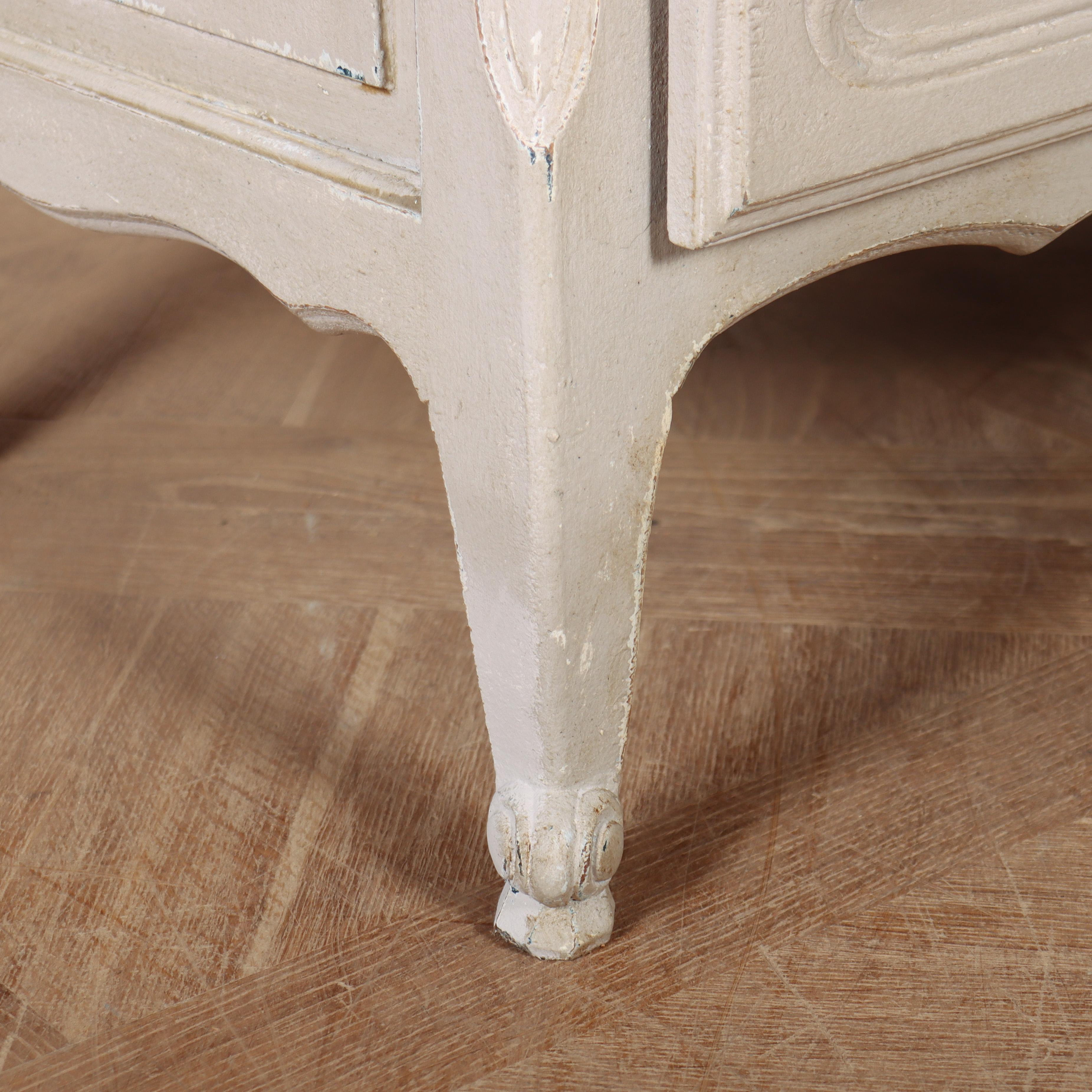 Pair of French Painted Commodes For Sale 6