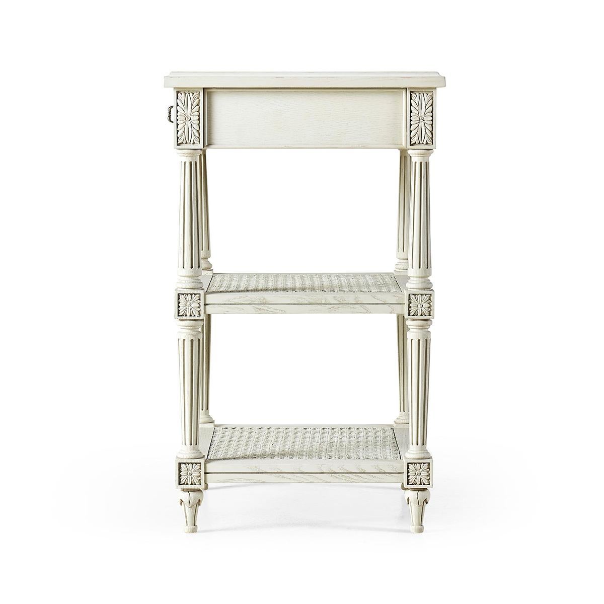 Pair of French Painted Nightstands 2