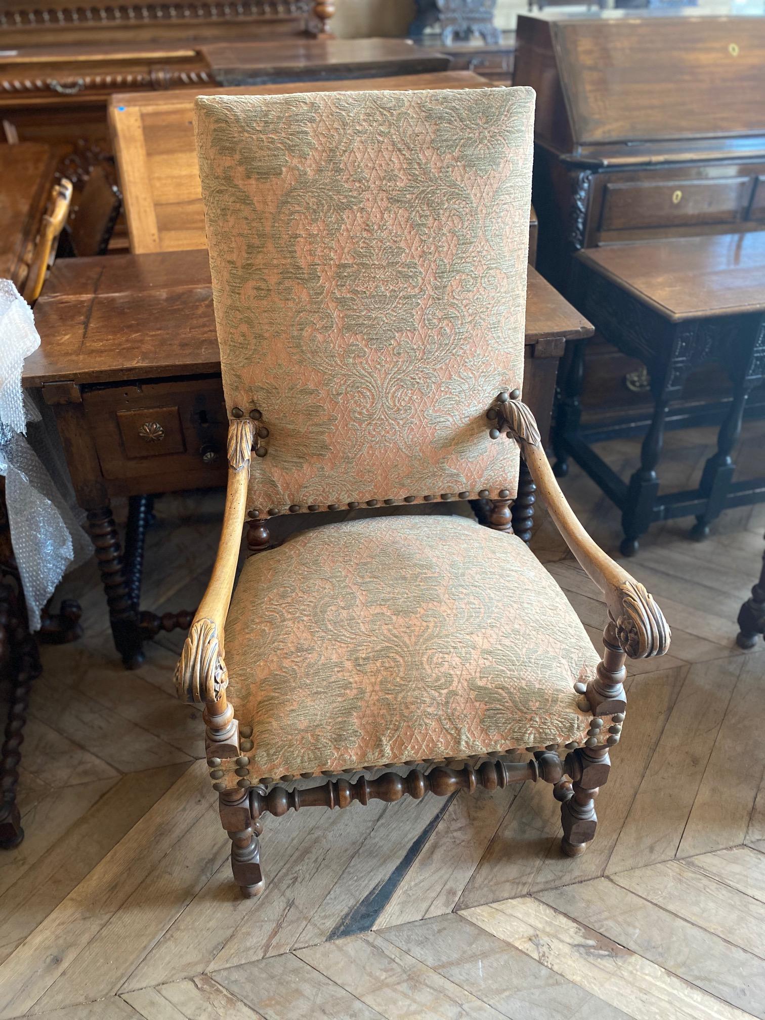 19th Century Pair of French Pastel Chairs, circa 1850