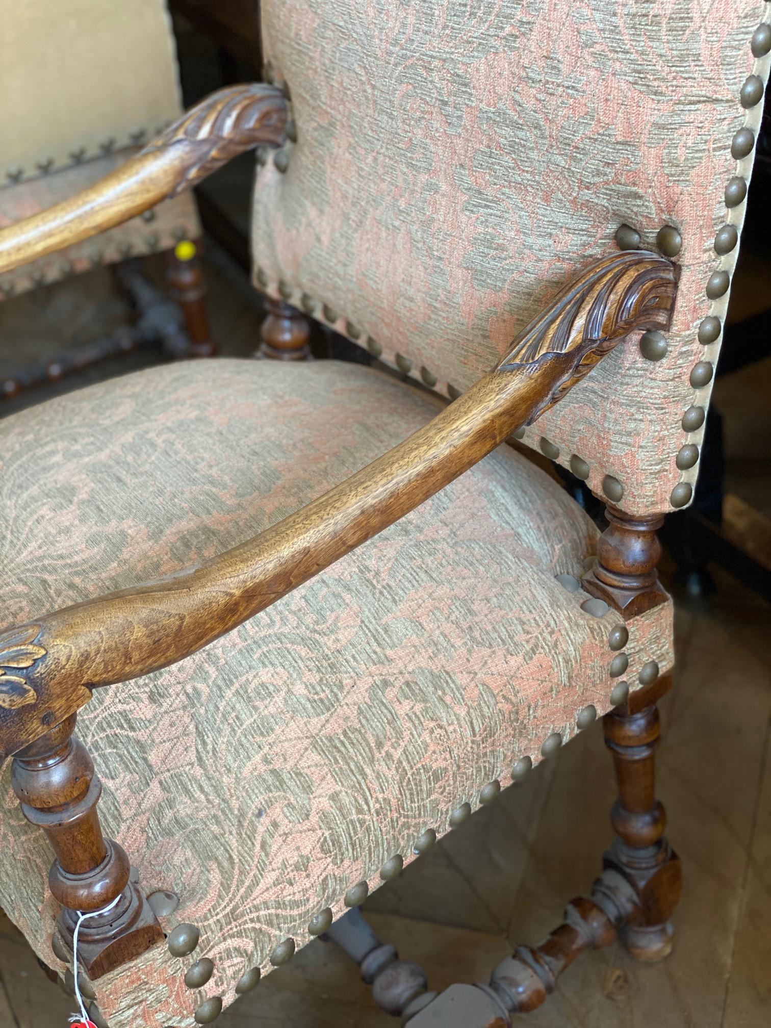 Pair of French Pastel Chairs, circa 1850 2