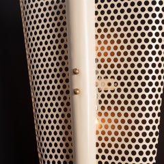 Pair of French Perforated Metal Sconces Attributed to Jacques Biny