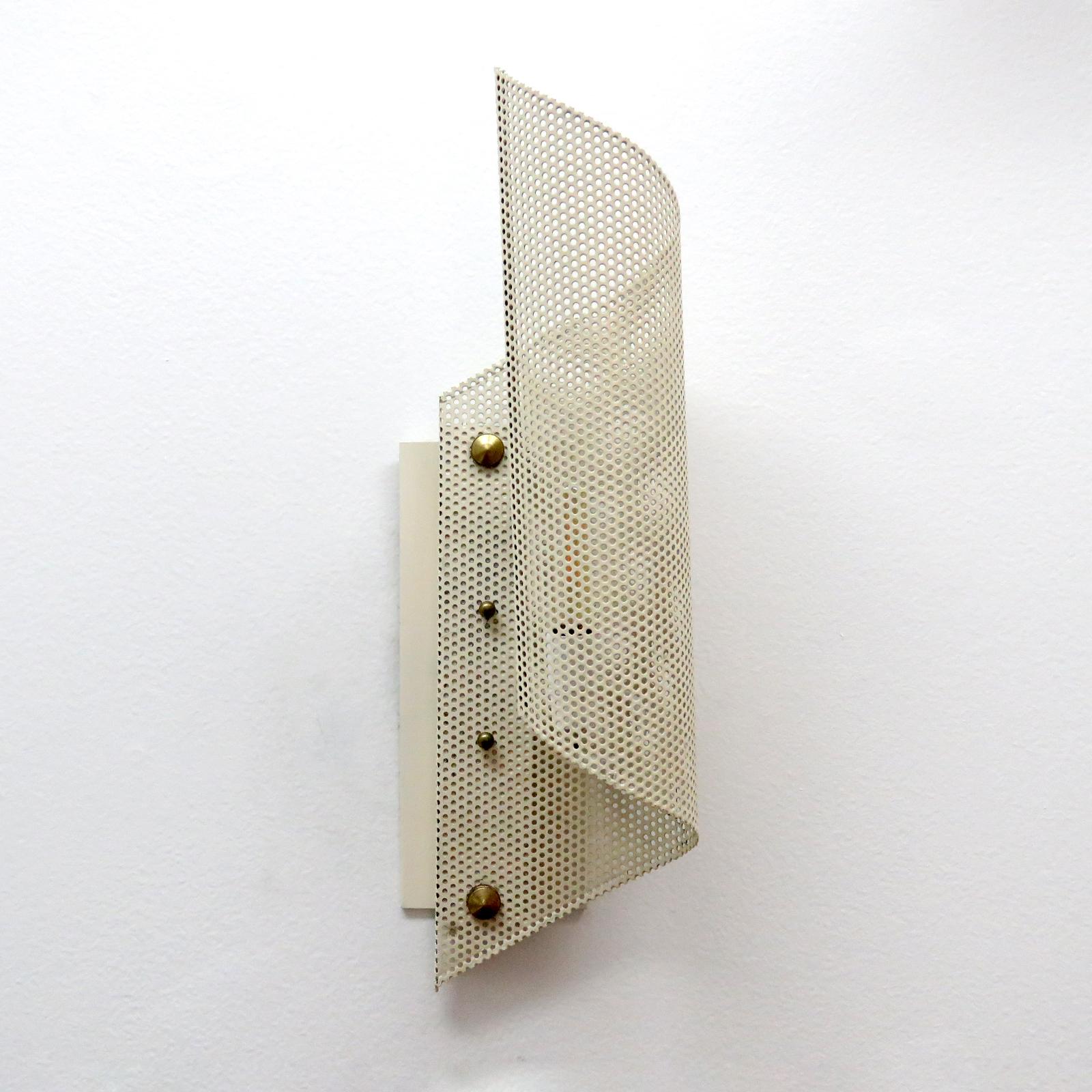 perforated metal sconce