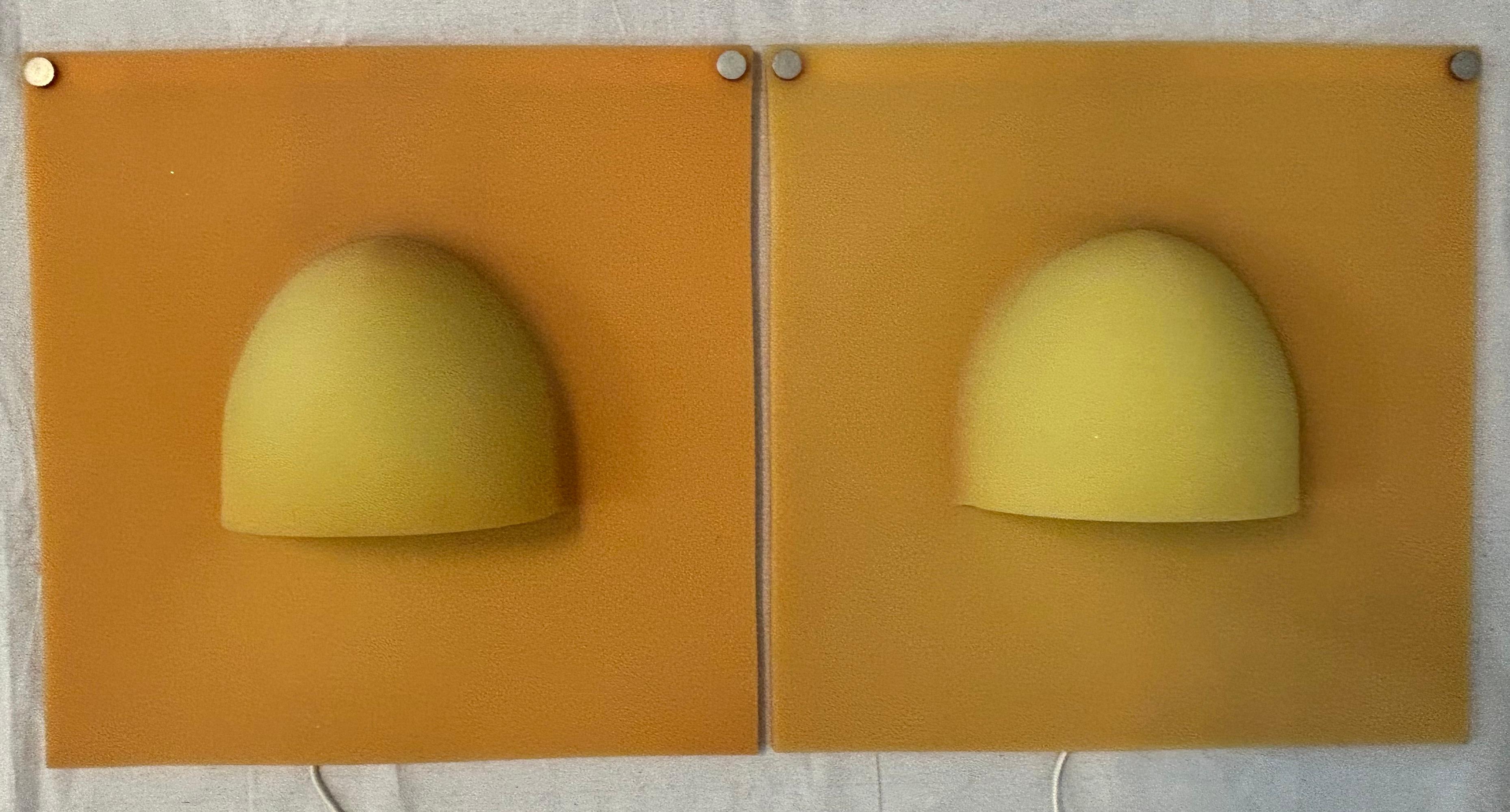 Pair of Delight Wall Lamps or Sconces by Adrien Gardere for Ligne Roset, France In Good Condition For Sale In Ft Lauderdale, FL