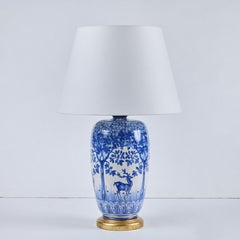 Pair of French Porcelain Lamps