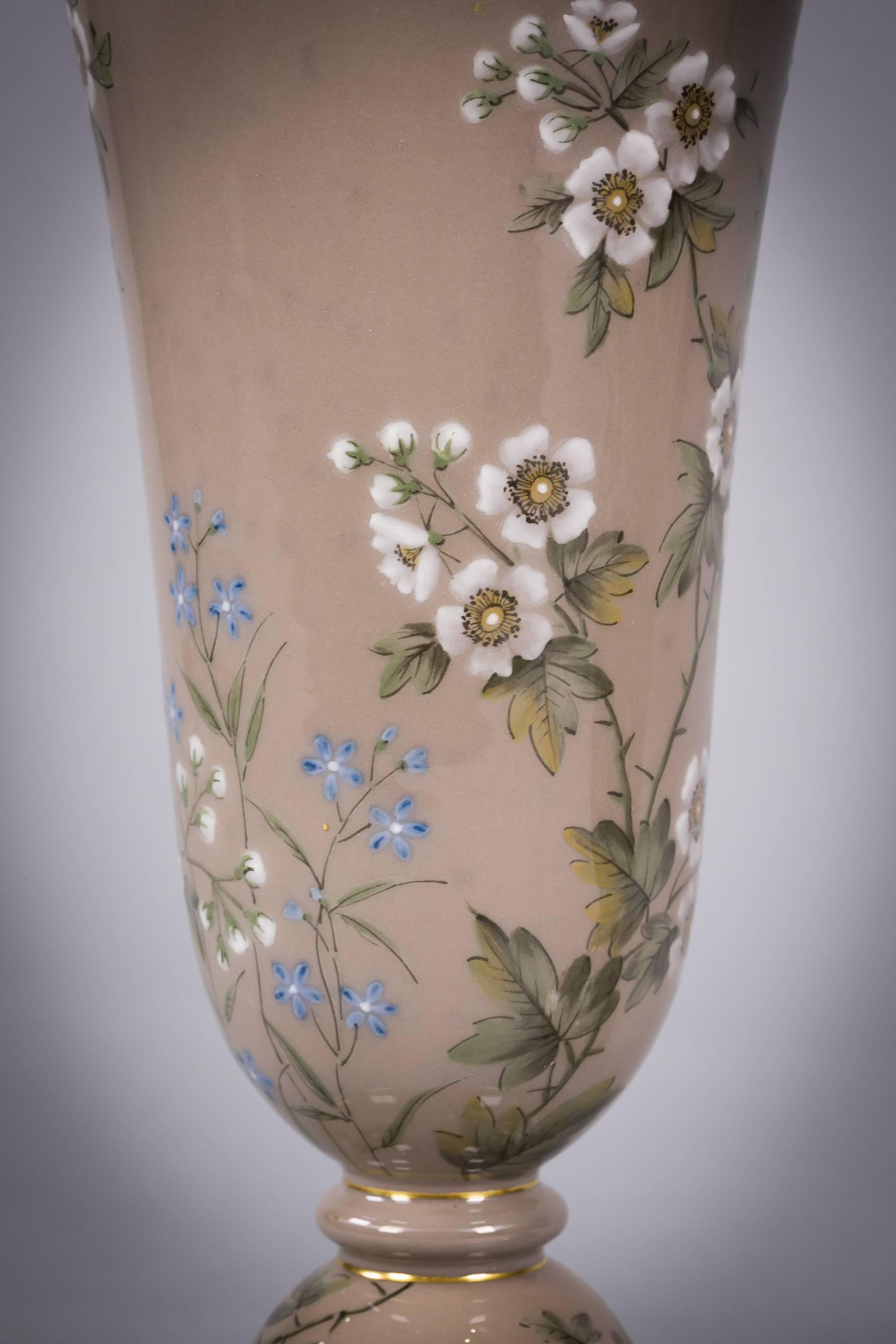 Pair of French Porcelain Pâte-sur-Pâte Vases, circa 1880 In Excellent Condition For Sale In New York, NY