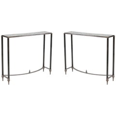 Pair of French Post-War Design Console Tables