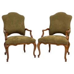 Paar antike Sessel im französischen Stil