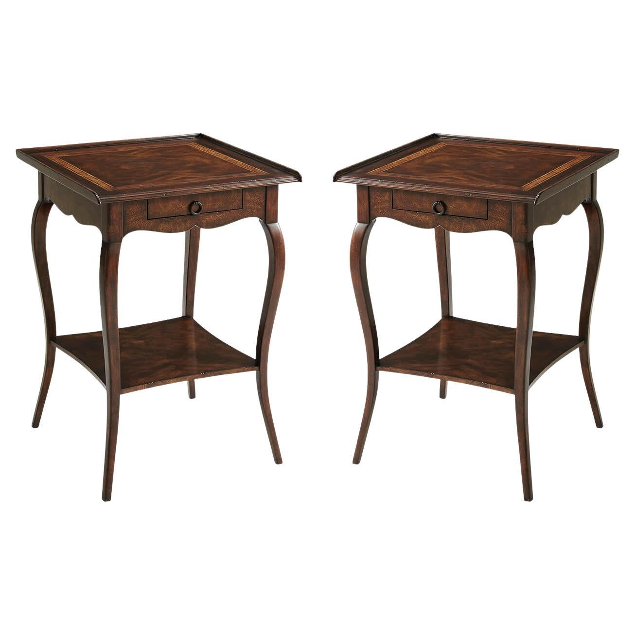 Pair of French Provincial End Tables