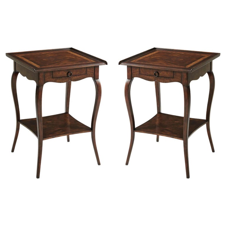 Pair of French Provincial End Tables For Sale at 1stDibs french