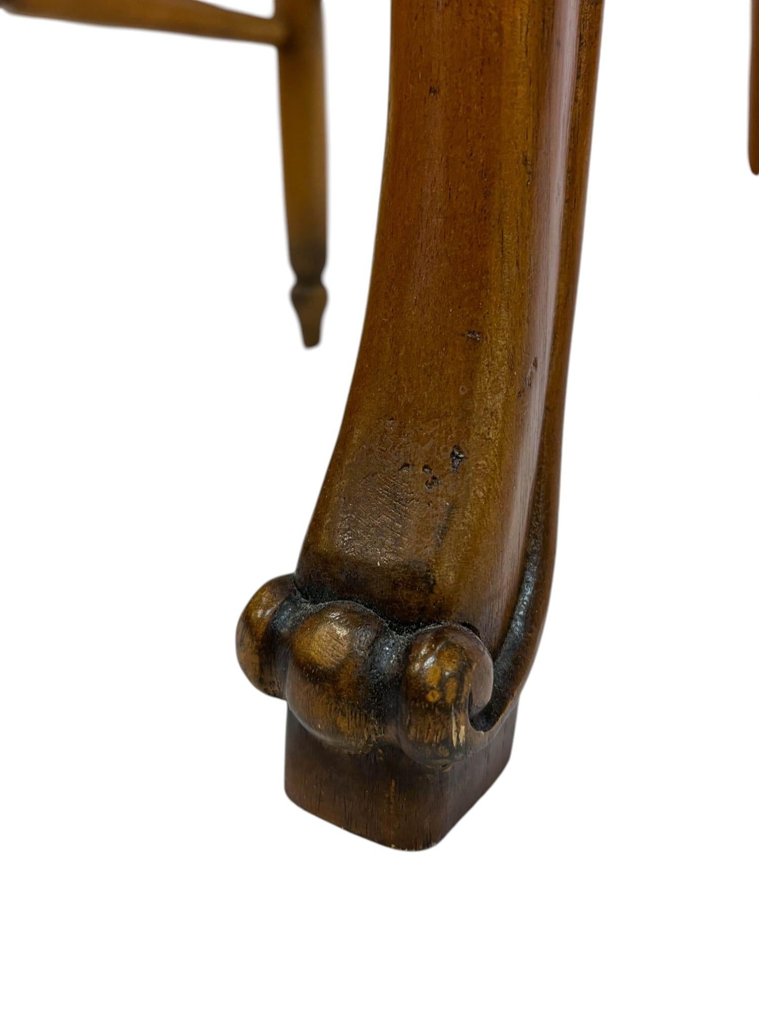 Pair of French Provincial Pine Bar Stools For Sale 9