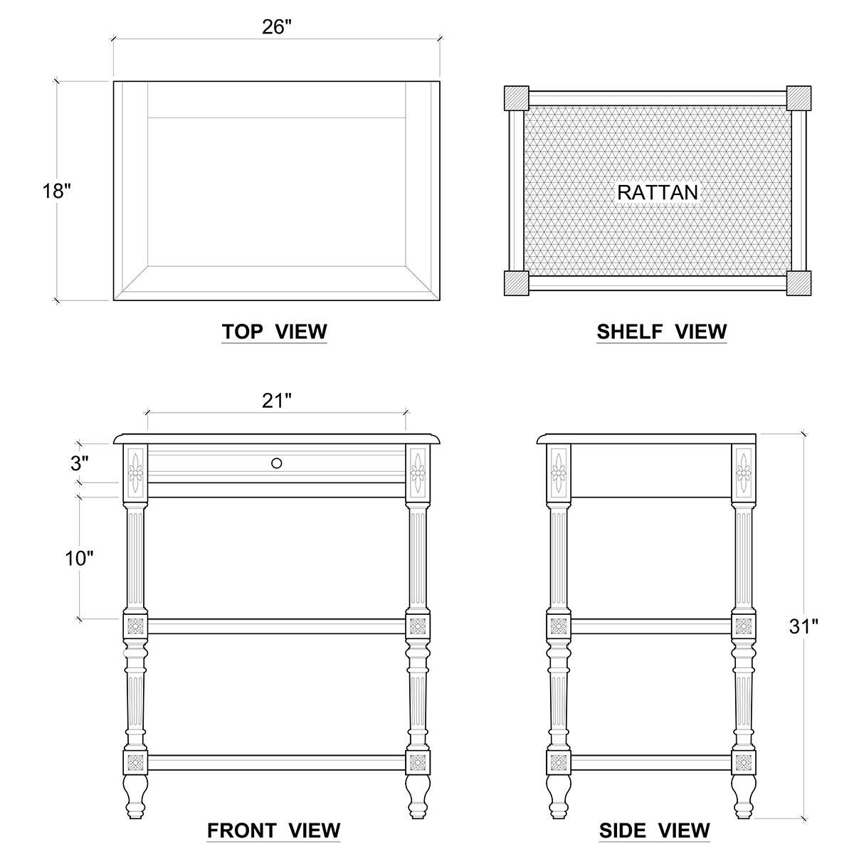 Paire de tables d'appoint provinciales françaises peintes en blanc en vente 5