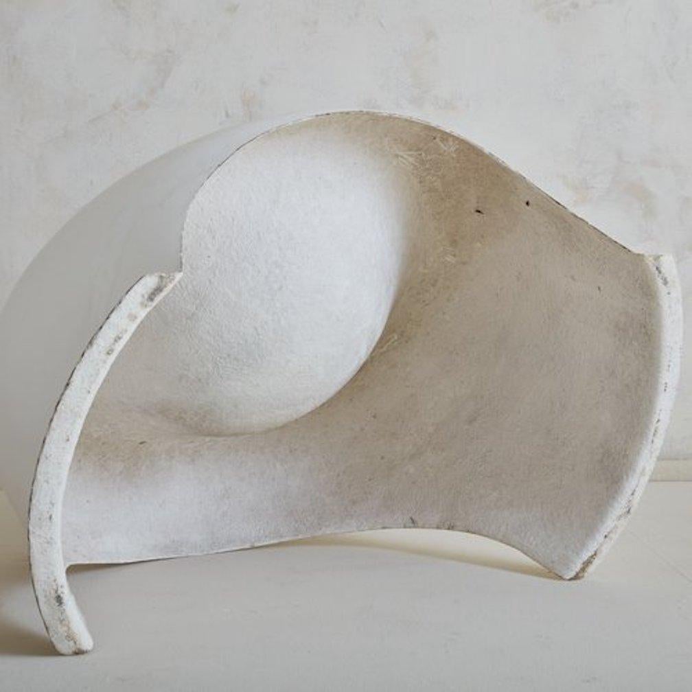Pareja de sillas francesas R3 Boule de fibra de vidrio de Charles Zublena (1960-70)  en venta 2