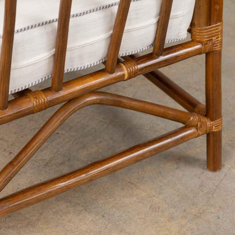 Pair of French Rattan and Cane Chairs 11