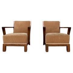 Pair of French Re-Construction Style Armchairs