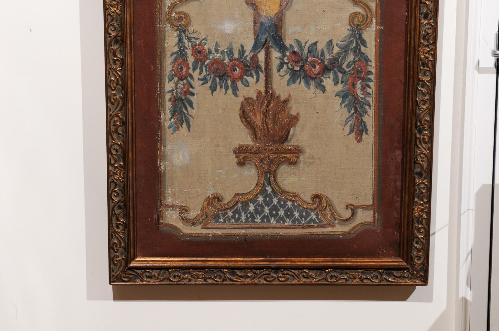 Pair of French Régence Period Early 18th Century Decorative Framed Wall Panels In Good Condition In Atlanta, GA