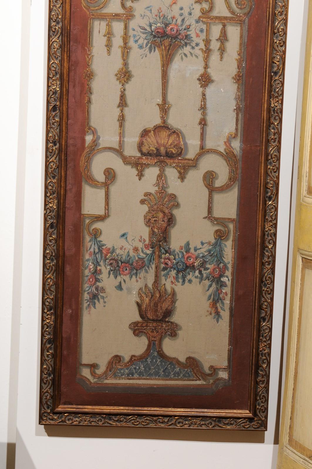 Pair of French Régence Period Early 18th Century Decorative Framed Wall Panels 2