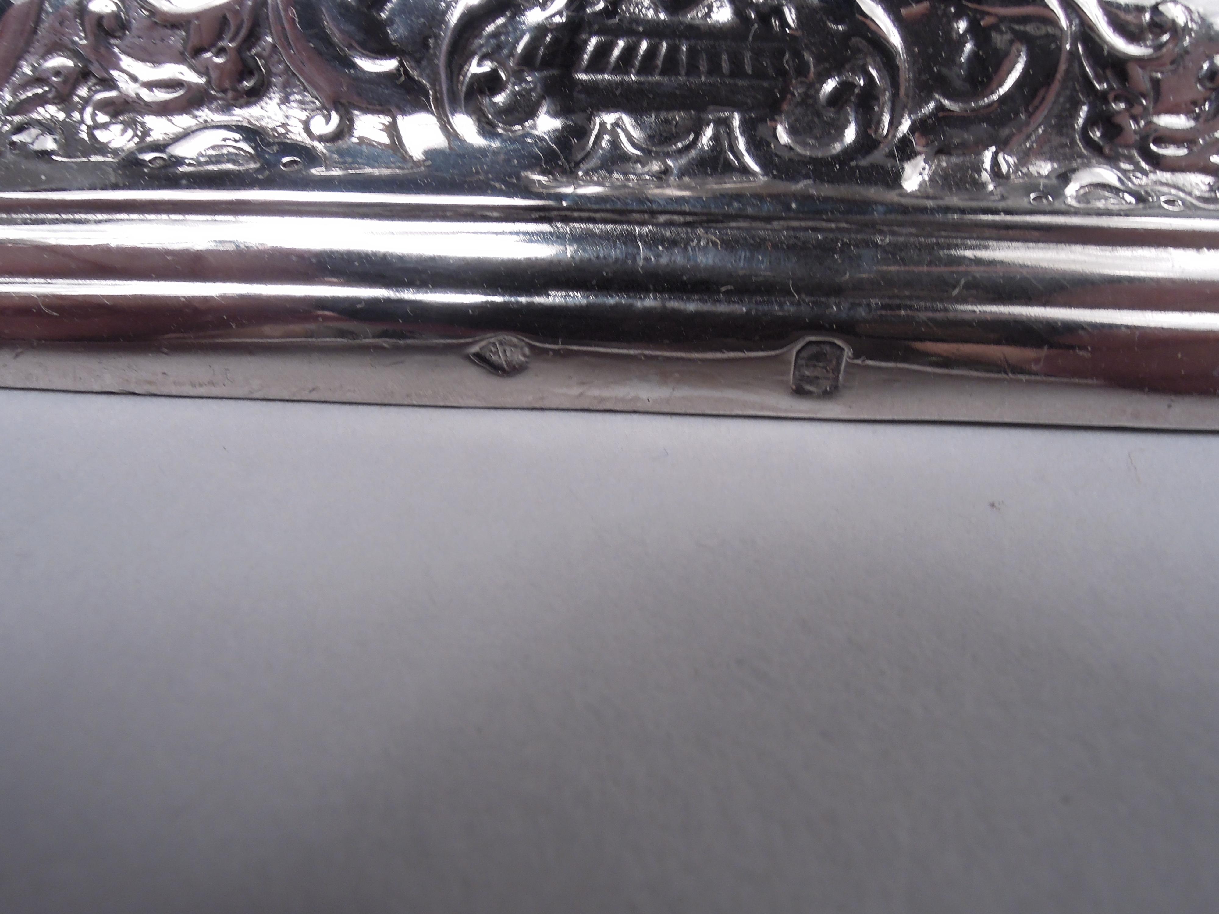Paire de chandeliers à 5 lumières en argent de style renaissance française en vente 11