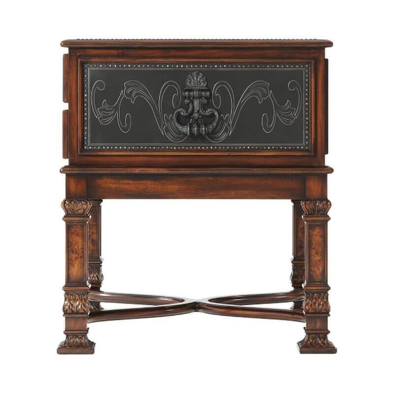 Contemporary Pair of French Renaissance Style Bedside Tables