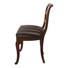 Pair of French Restauration Side Chairs, 1820-30