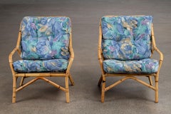 Pair of French Riviera Organic Lounge Chairs