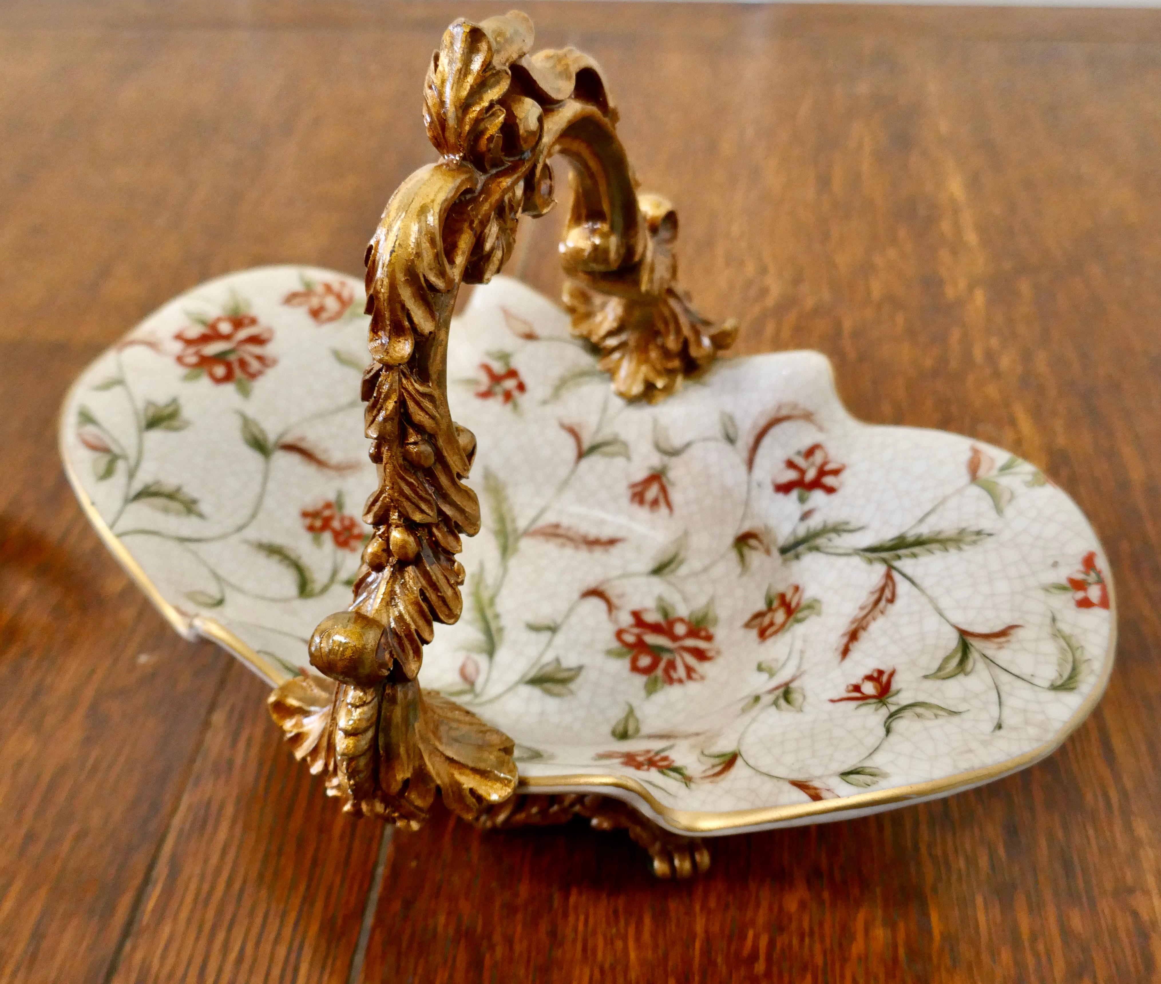 20th Century Pair of French Rococo Style Sweet Dishes For Sale