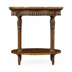 Pair of French Round Side Tables