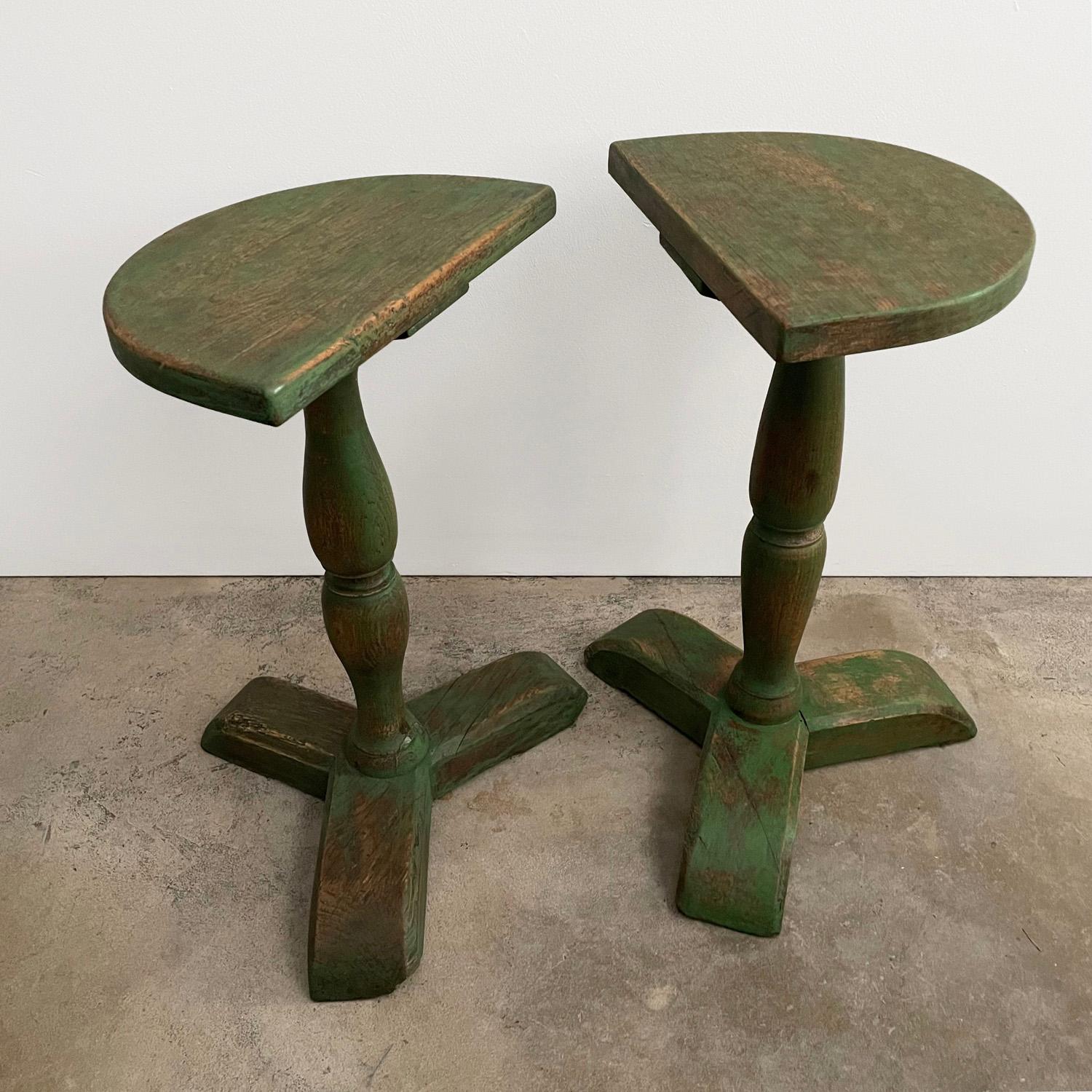 Pair of French Rustic End Tables For Sale 8