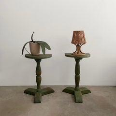 Pair of French Rustic End Tables
