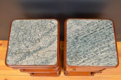 Pair of French Satinwood Bedside Cabinets c1900's