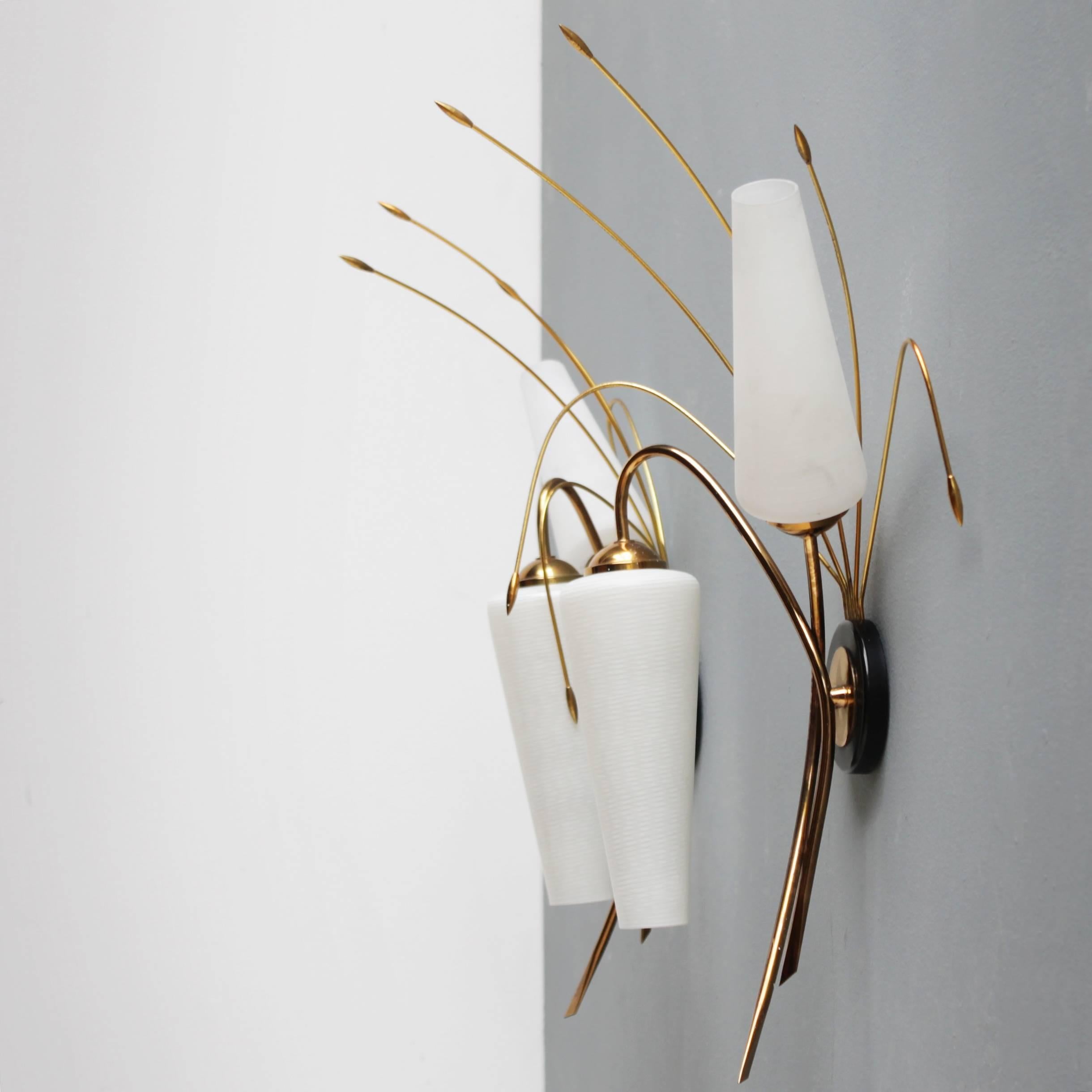 Pair of French Sconces attributed by Maison Arlus 1