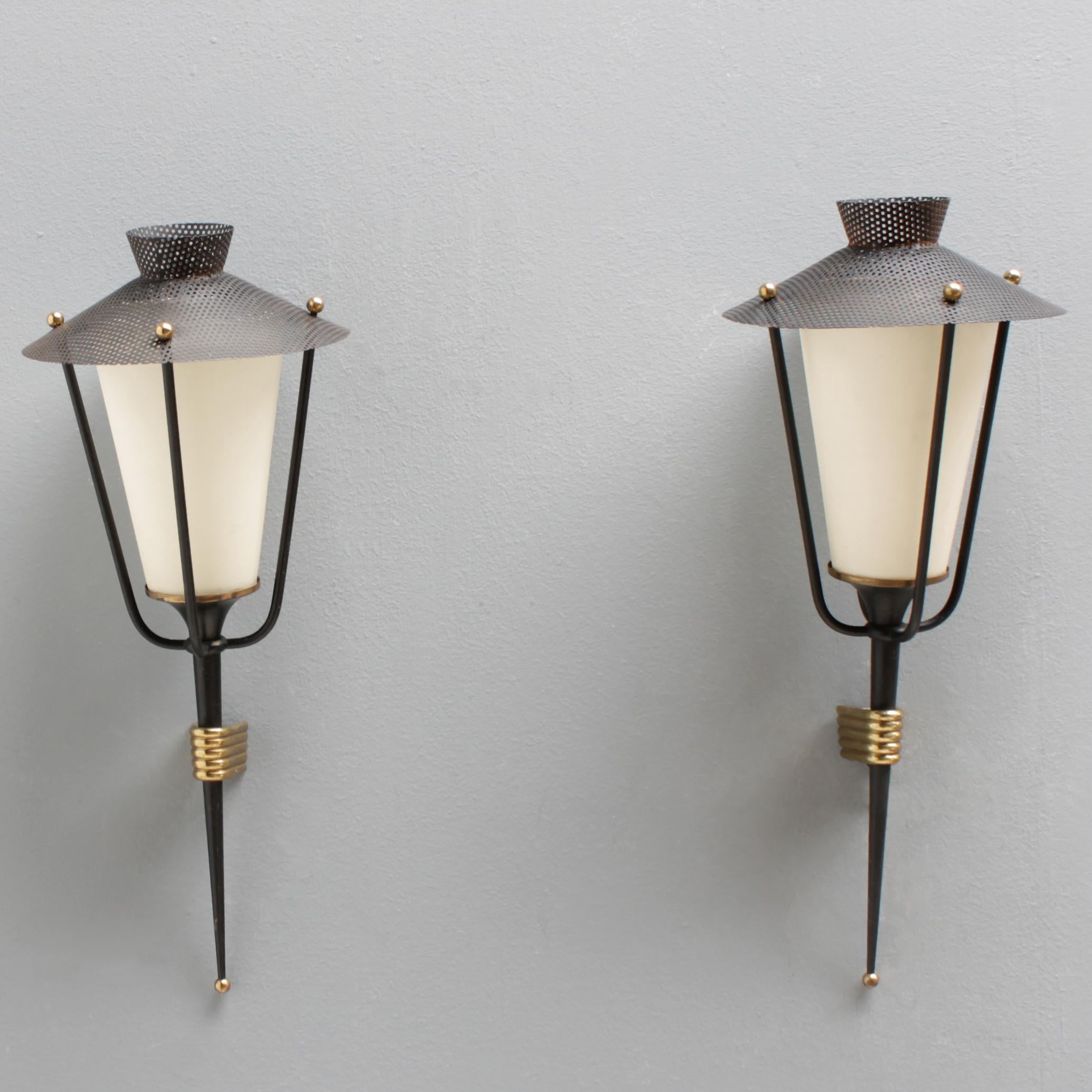 Pair of French Sconces by Maison Arlus 1