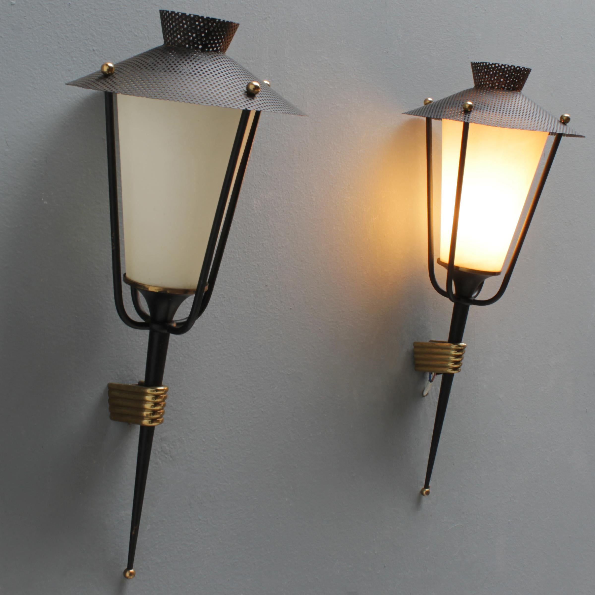 Pair of French Sconces by Maison Arlus 2