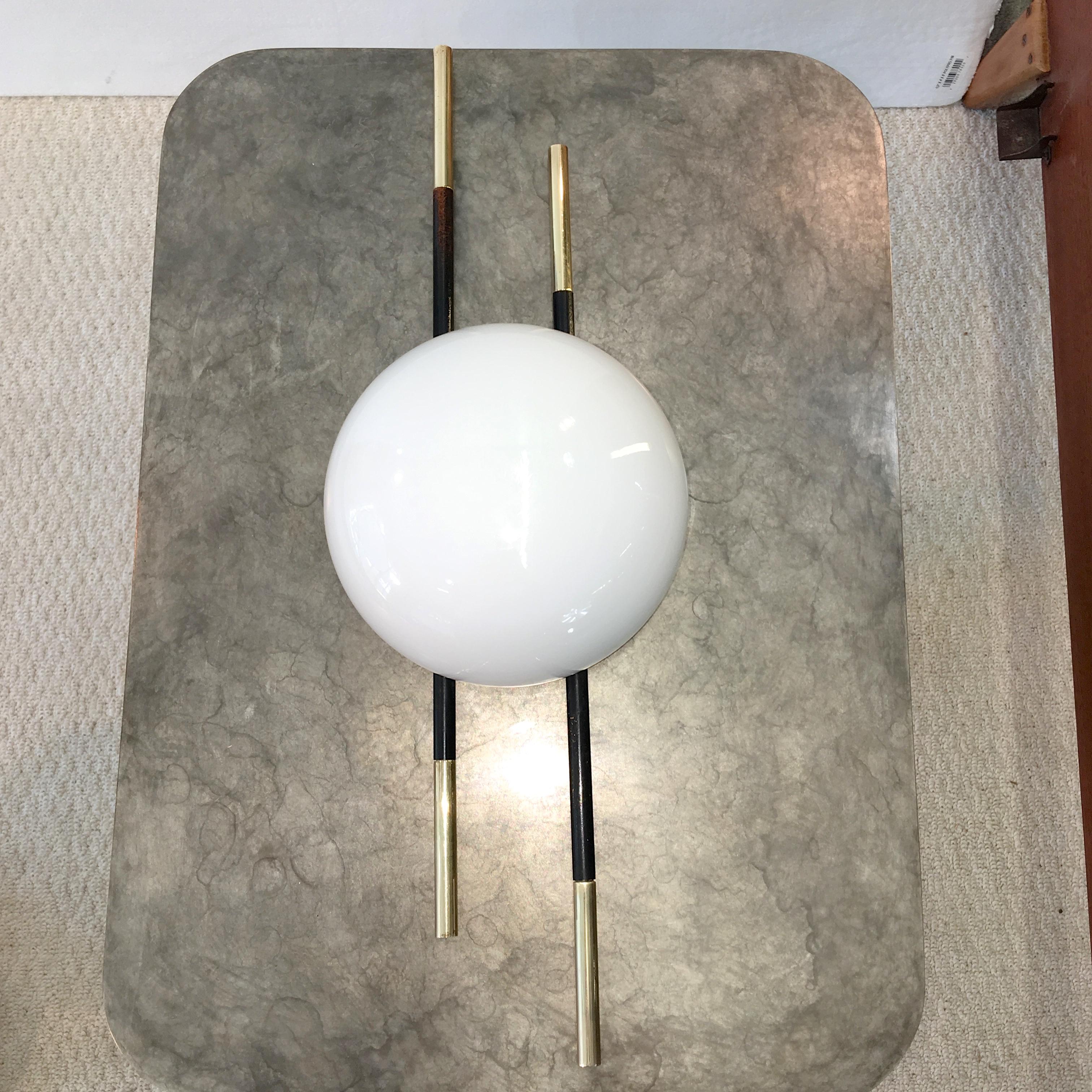 Mid-Century Modern Pair of French Sconces by Royal Lumiere for Lunel