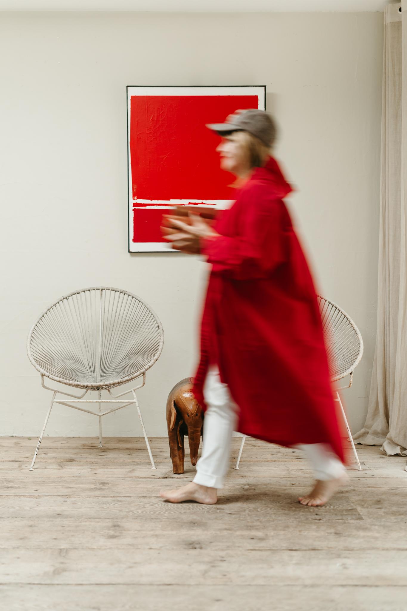 paire de chaises françaises en scoubidou en vente 3